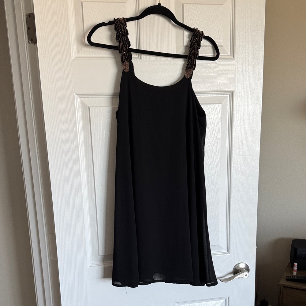 Oh My Love Black Mini Dress